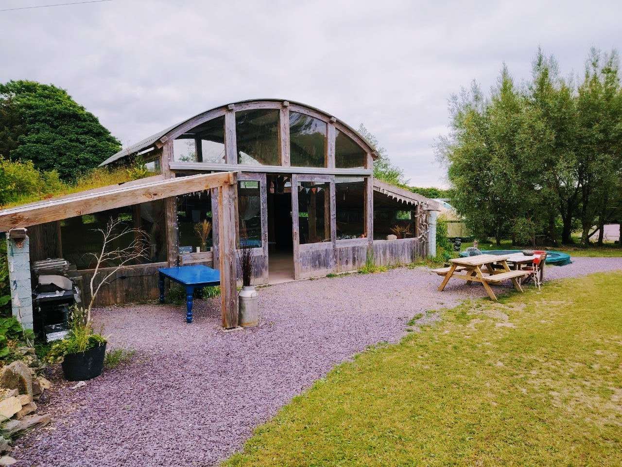The Barn venue for weddings and retreats at Inch Hideaway