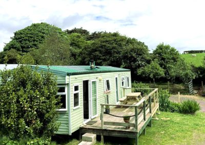 Exterior view of the Cara Van Haven at Inch Hideaway